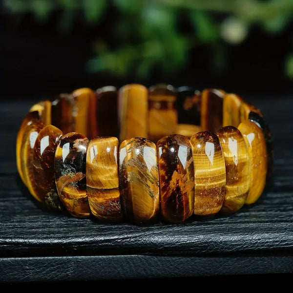 Golden tiger eye, stone bracelet for men and women
